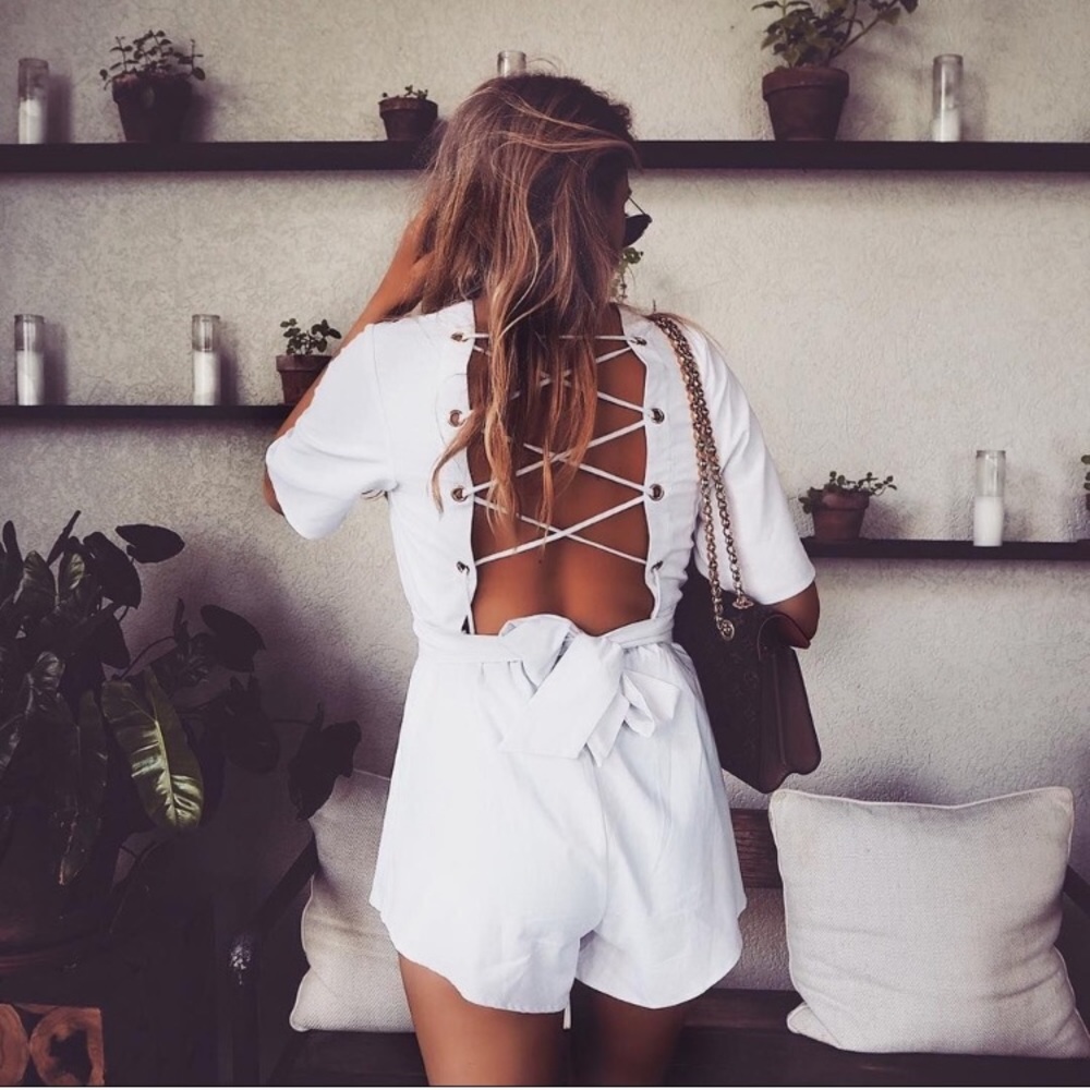 Sabo skirt backless Ballari suit